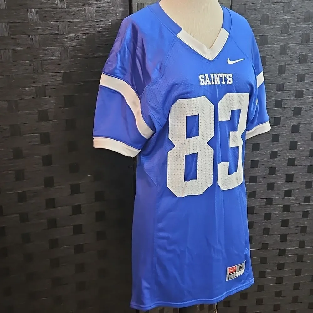 Nike Saints Blue and White Practice Jersey Size Medium